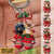 Personalized Two Dogs Inside Your Gloves Christmas Holiday-Two Sided Keychain