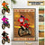 Custom Personalized Motocross Poster, Canvas with custom Name, Number, Appearance & Landscape, Vintage Style, Dirt Bike Gifts