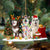 Alaskan Malamute-Christmas Dog Friends Hanging Ornament