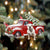 American Bulldog-Cardinal & Truck Two Sided Ornament